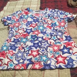 Star scrub top